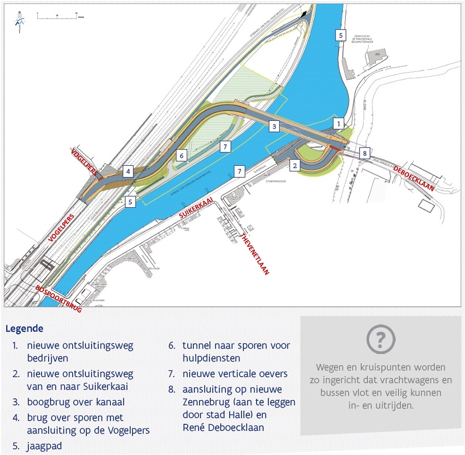 Grondplan Zuidbrug Grondplan Zuidbrug