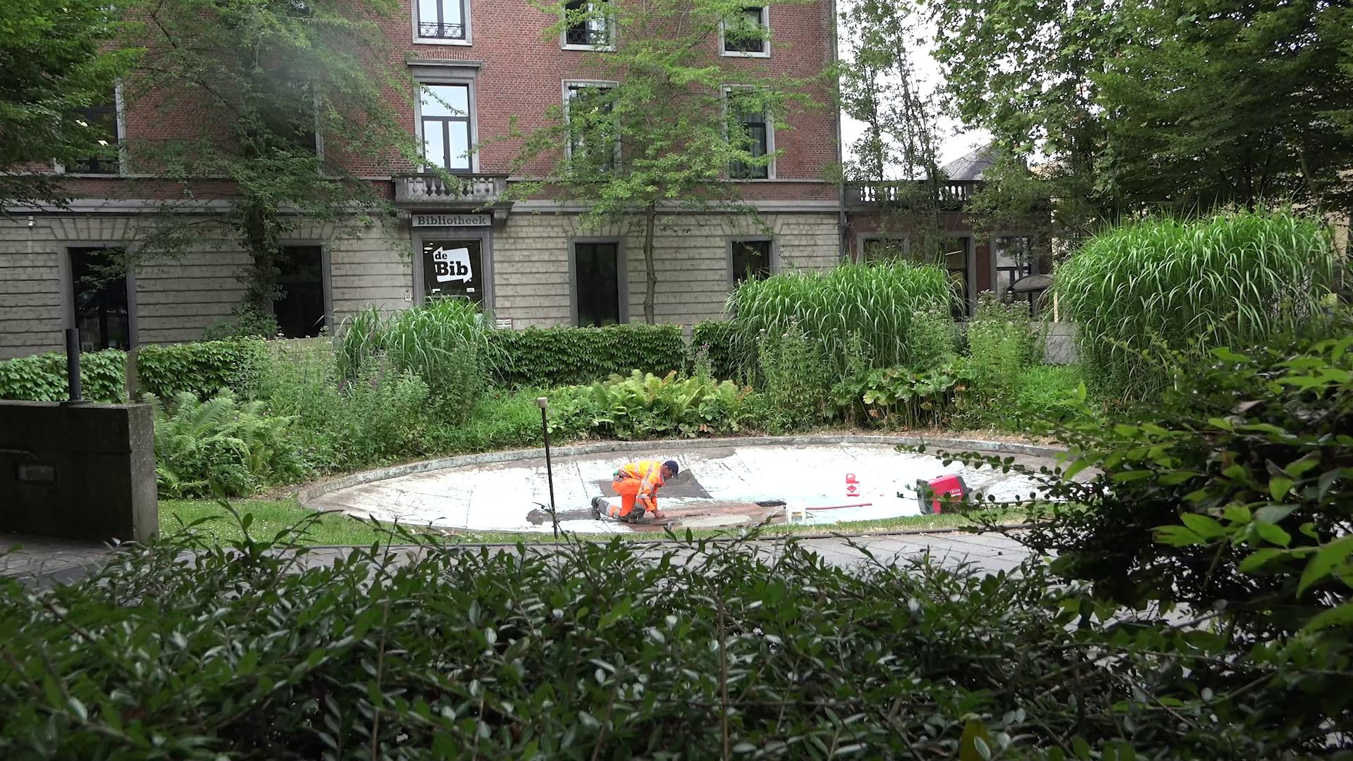 bibliotheel Halle centrum