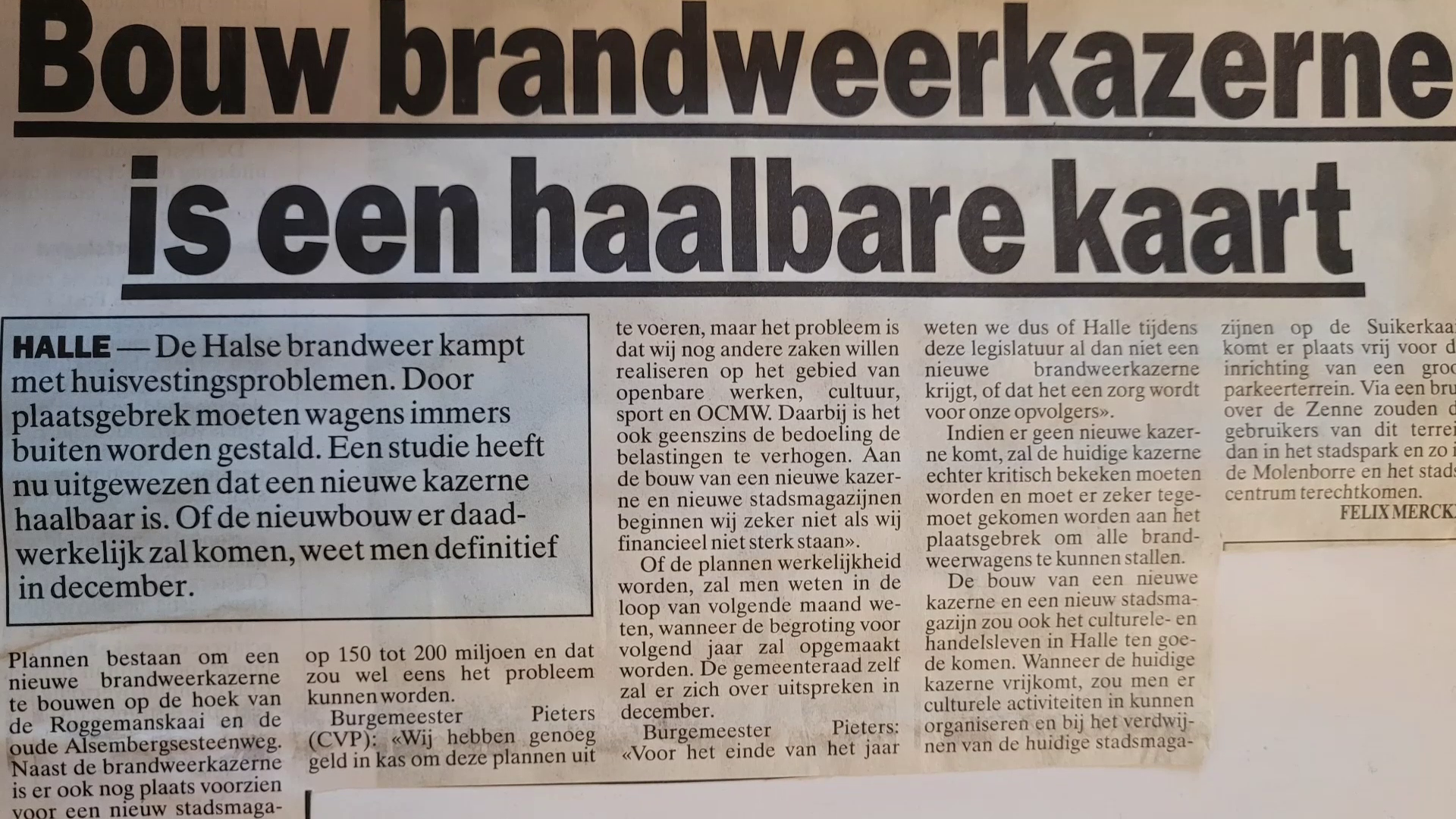 pagina oude krant