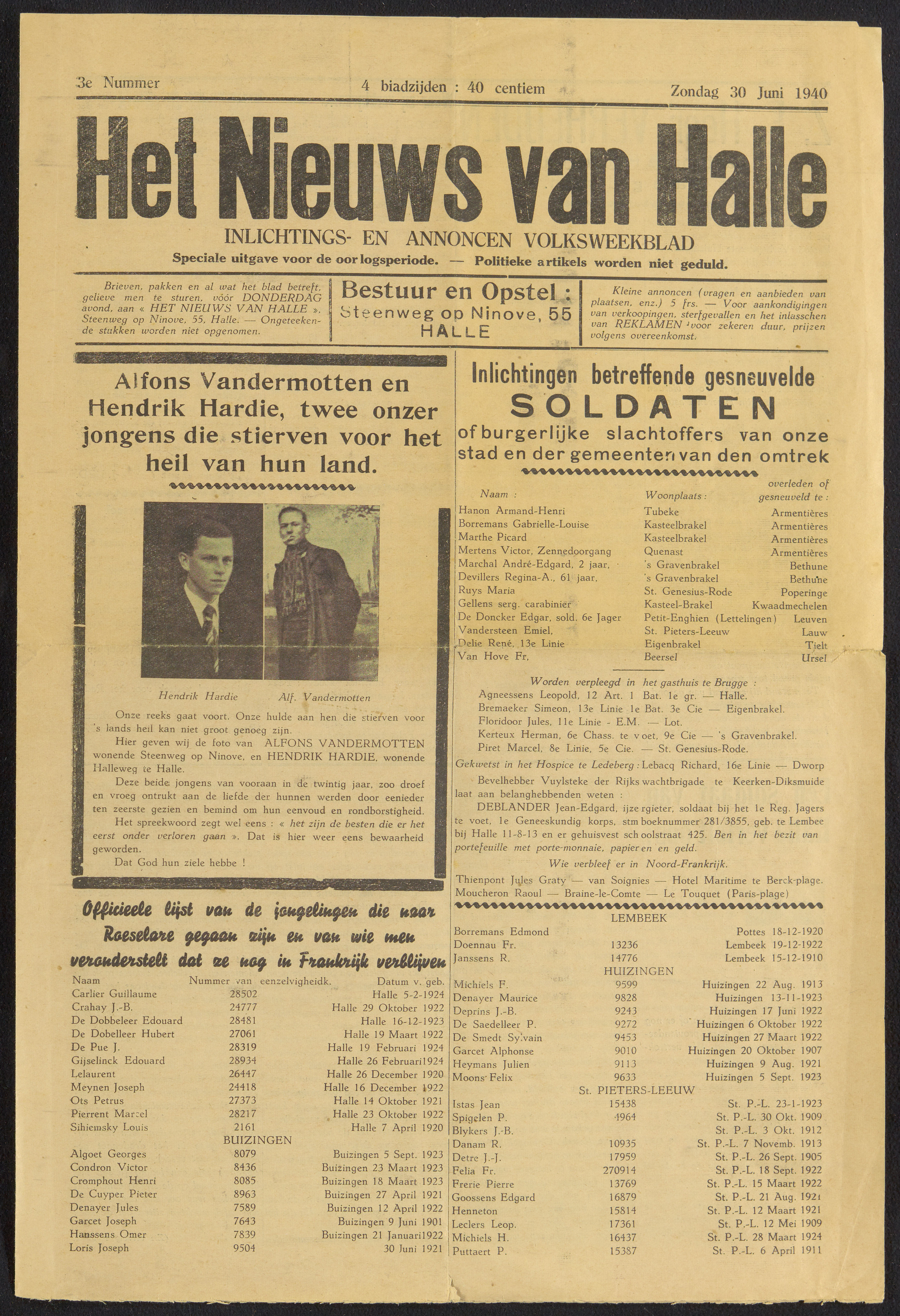 Het nieuws van Halle