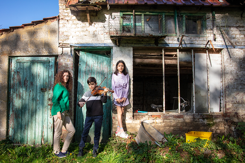Themina en haar kinderen