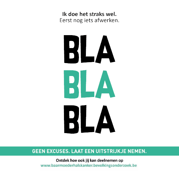 campagnebeeld Bla bla bla