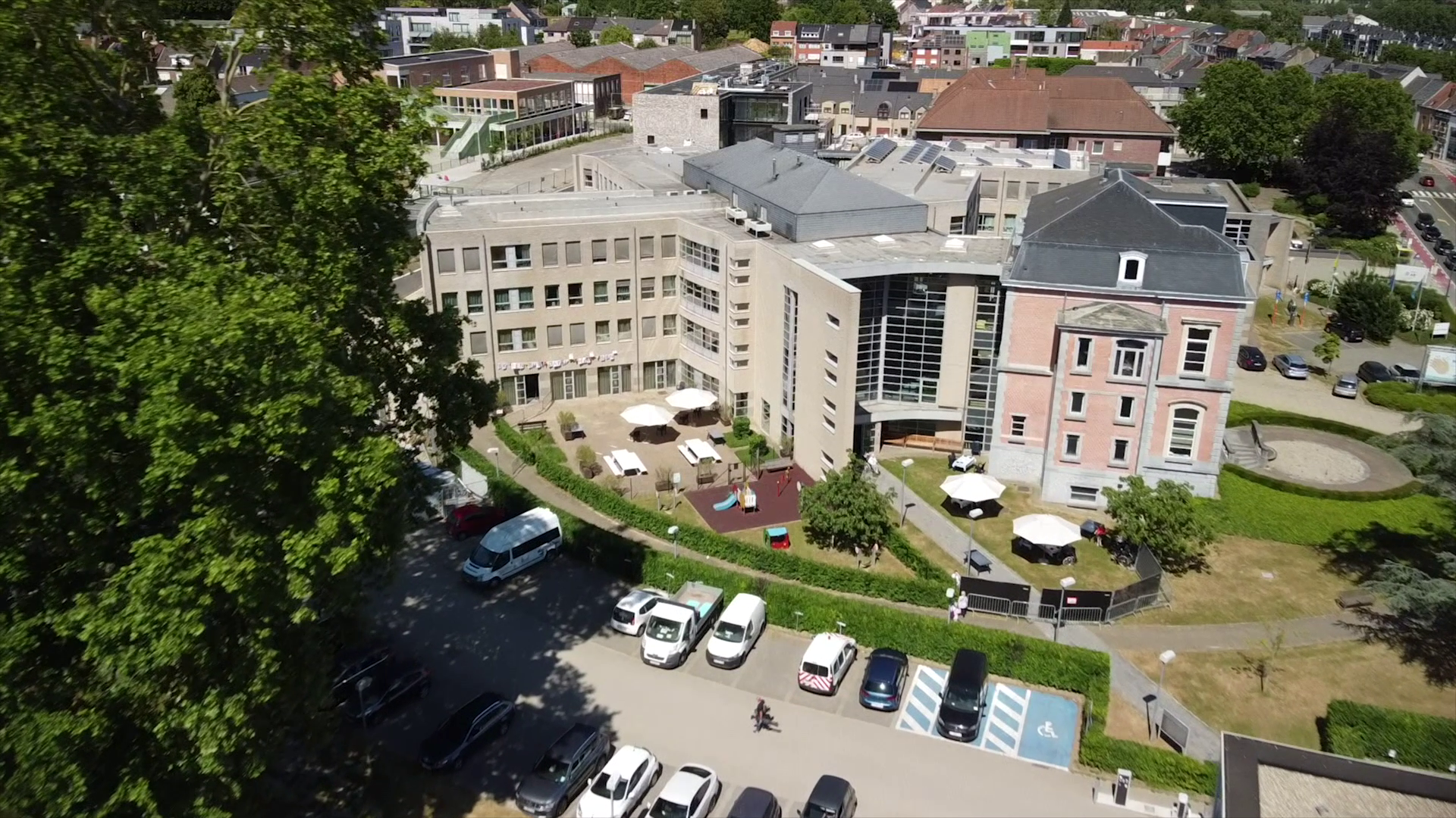 Luchtbeeld sociale campus