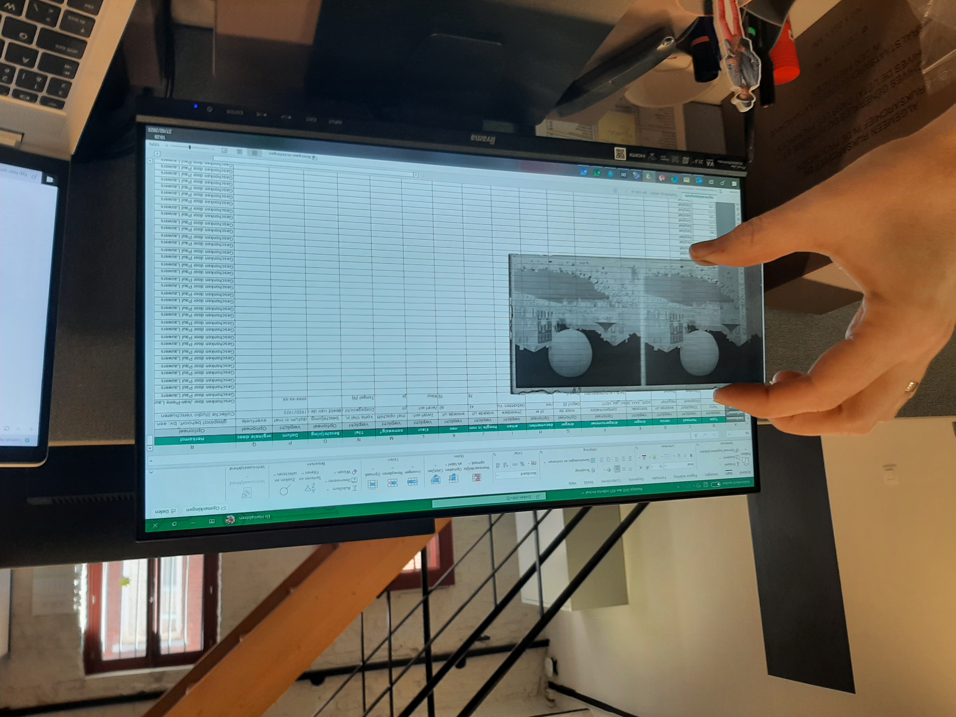 Glasplaten inventariseren