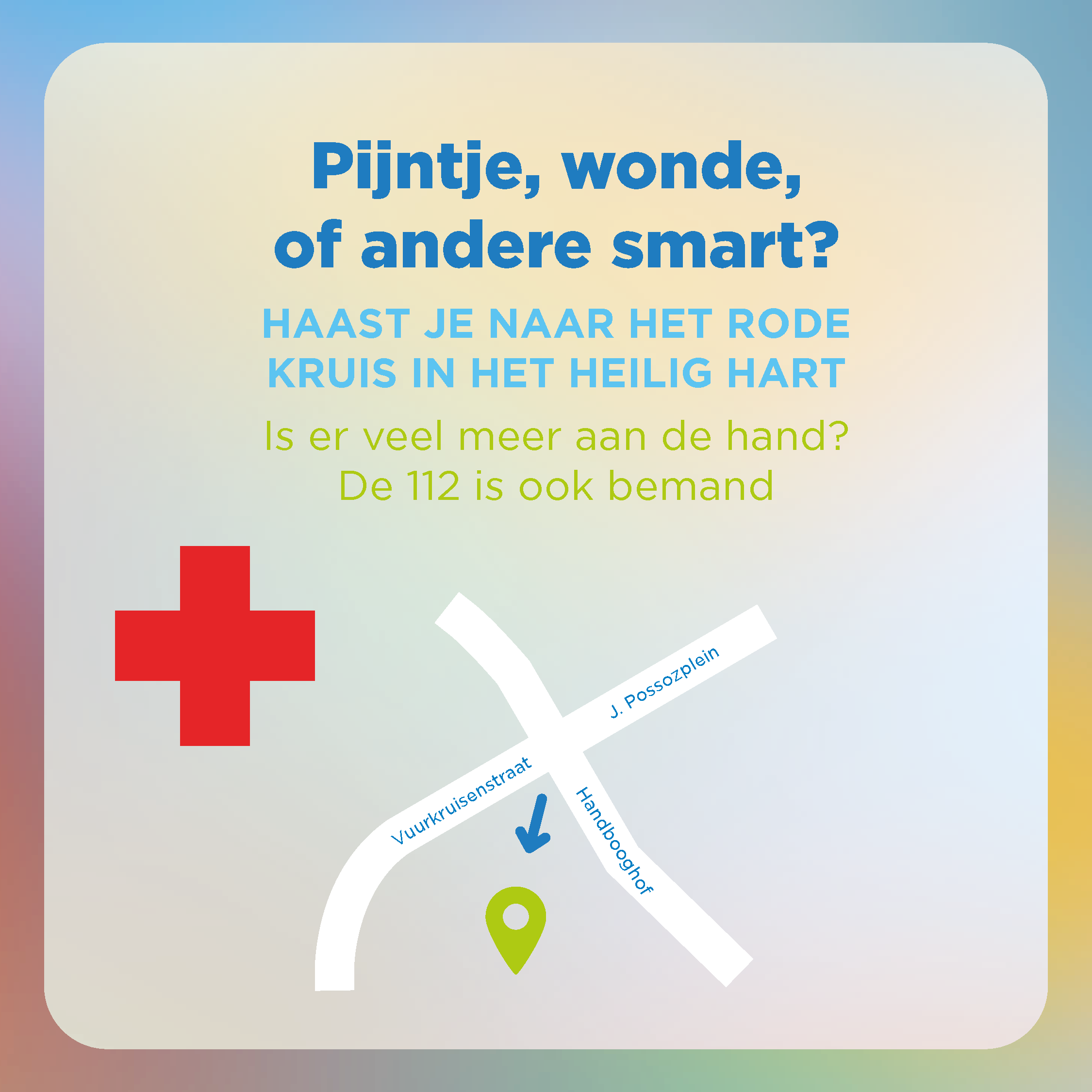 Hulp nodig? Haast je naar het Rode Kruis