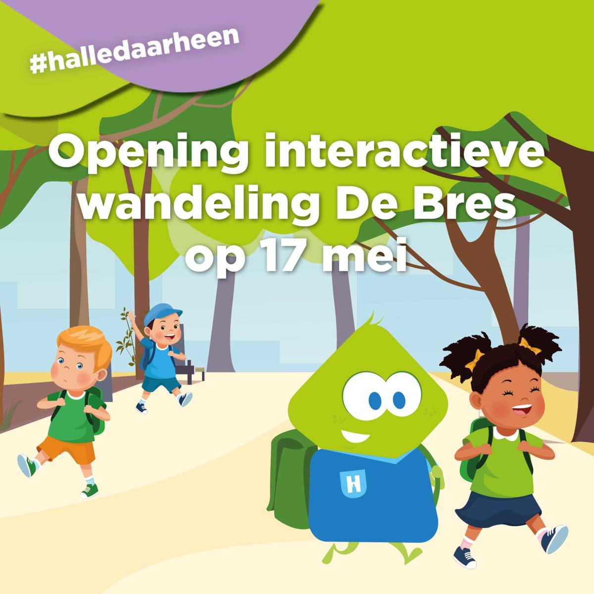 Basiel maakt wandeling