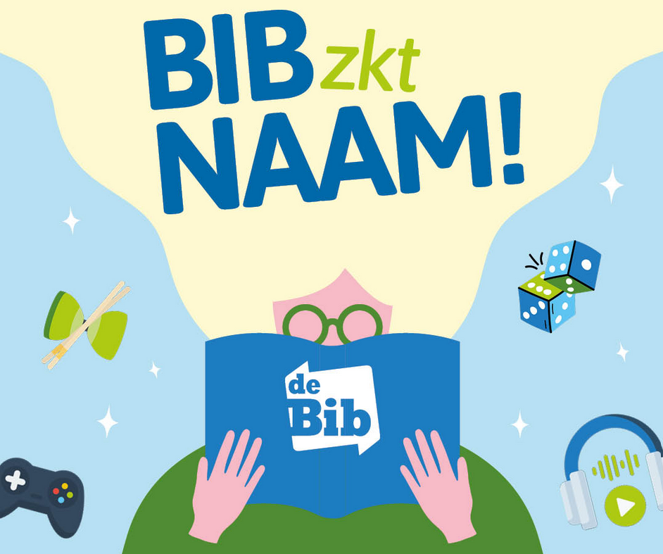 affiche Bib zoekt naam