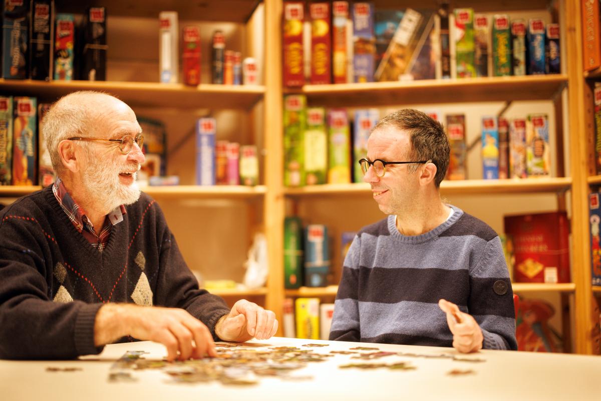 Tim Borremans en zijn vader Guy