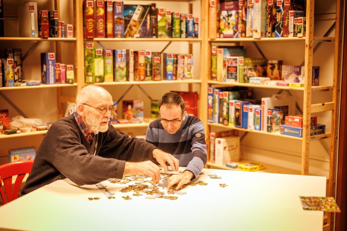 Tim Borremans en zijn vader Guy