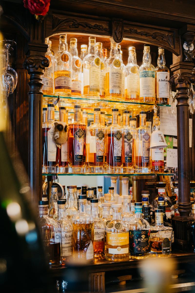 Wisky flessen