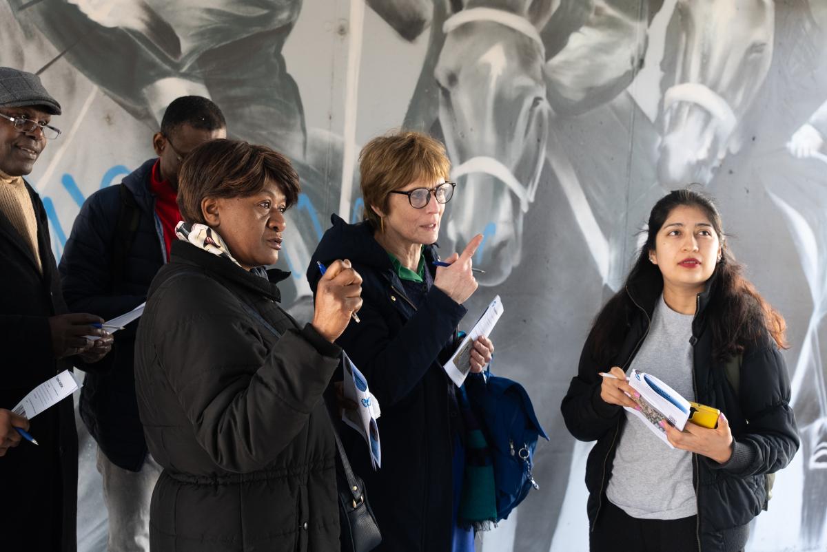 Vrijwilligster-begeleidster Anne