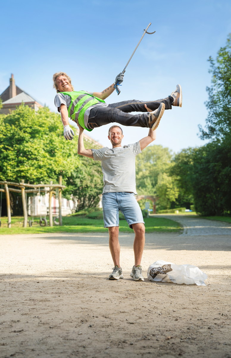 Halles proper dankzij vrijwilliger Alain