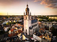 Zicht op de basiliek Zicht op de Basiliek