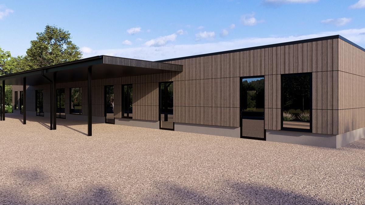 Render scoutslokalen