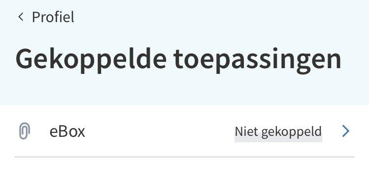 Gekoppelde toepassingen