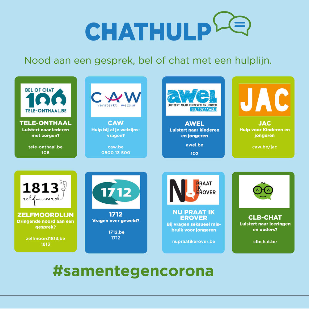 Overzicht hulpverlening