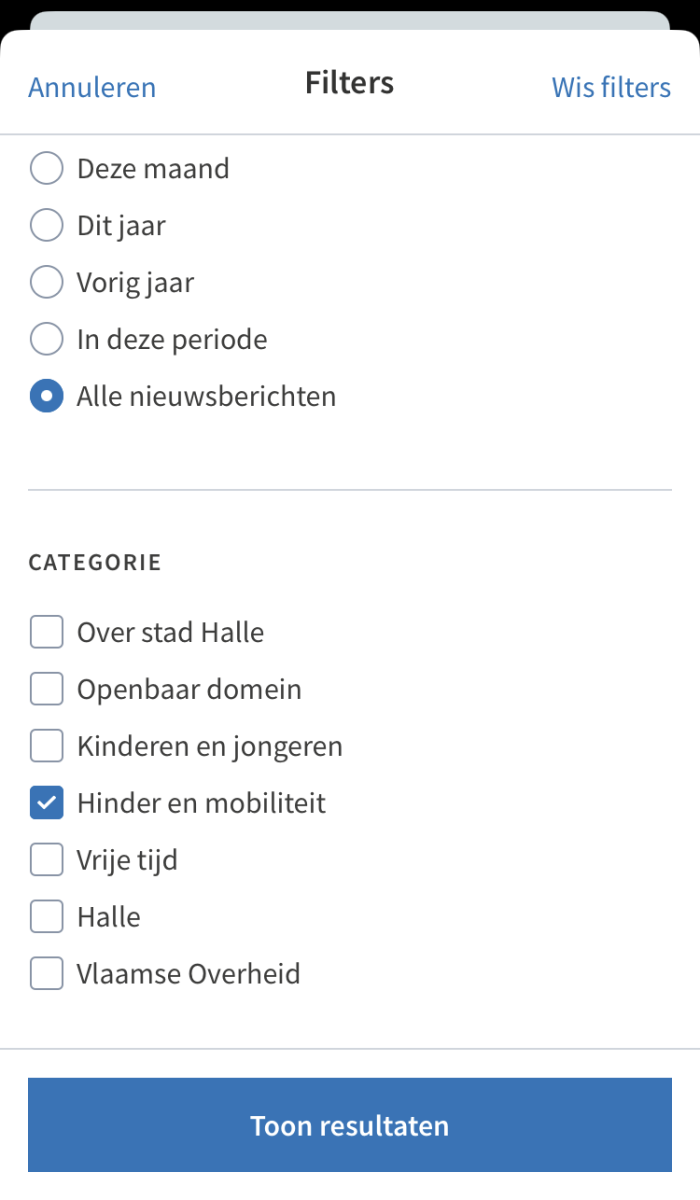 Voorkeuren aanpassen