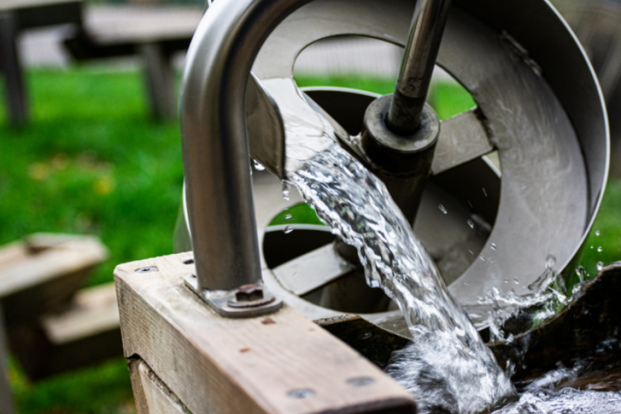 De waterspeeltuin komt er aan!