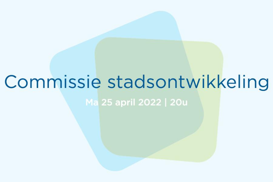 Startscherm commissie stadsontwikkeling