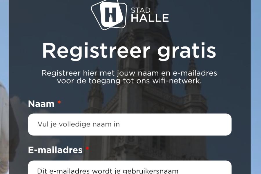 startscherm inloggen wifi