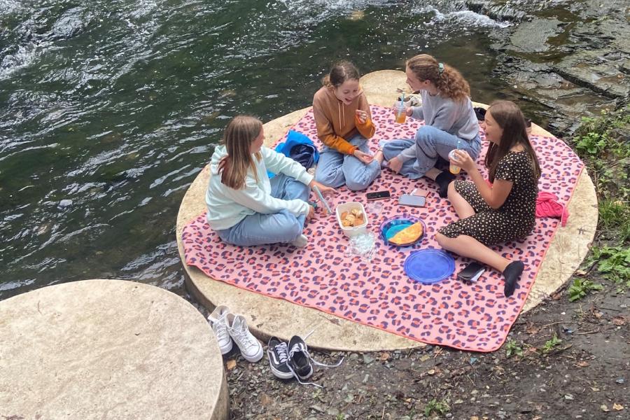 kinderen aan het picknicken copyright Zinderendezenne