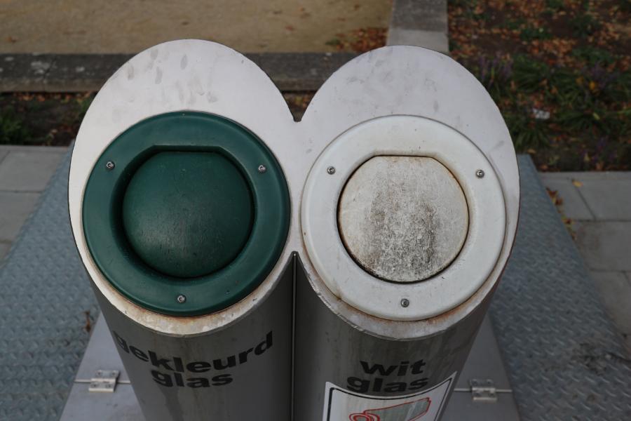 Ondergrondse glascontainer