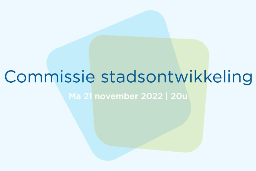 Startscherm commissie stadsontwikkeling