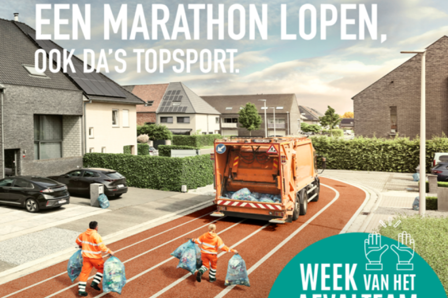 Affiche week van het afvalteam