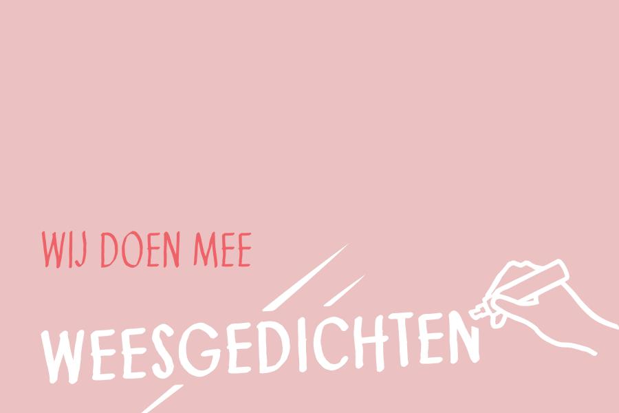 weesgedichten affiche