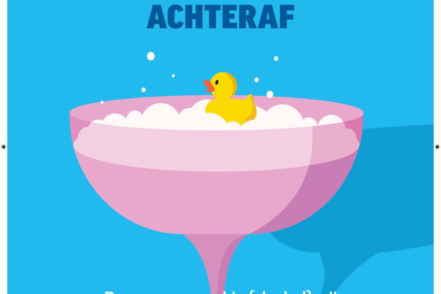 Affiche Tournée Minérale - eendje in bad