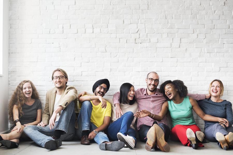 groep mensen met een verschillende nationaliteit