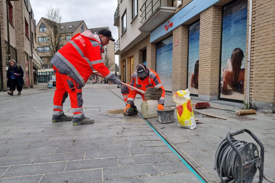 Uitvoeringsdienst aan het werk
