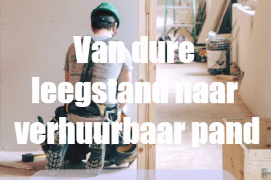 man in aan het verbouwen