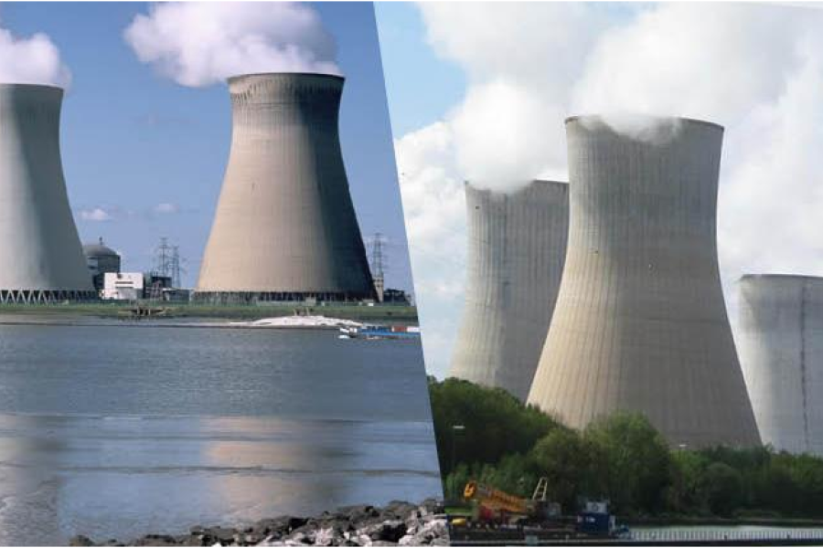 nucleaire reactoren van Doel 4 en Tihange 3