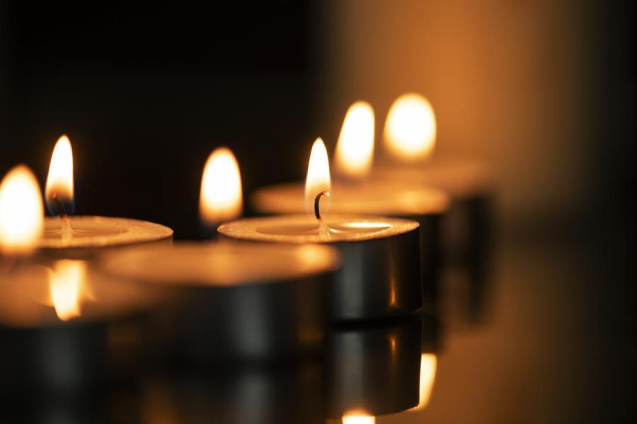 brandende kaarsen
