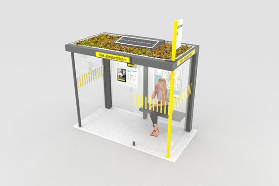 Ontwerp schuilhuisje (c) de Lijn