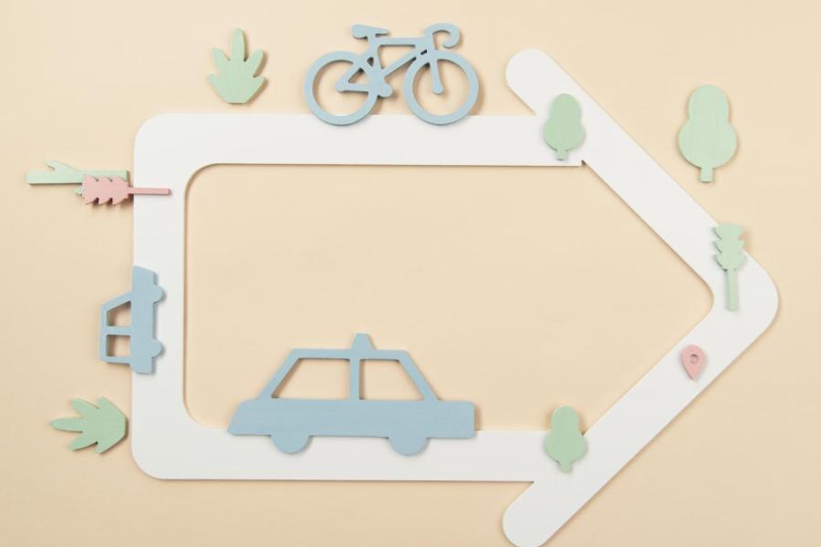 tekening transportmiddelen (c) Freepik