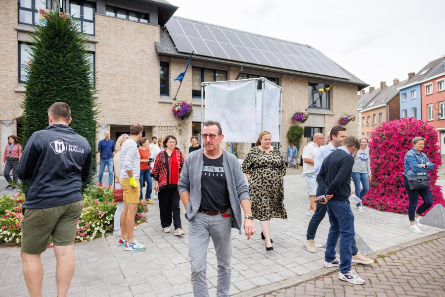 Lancering campagne bij peroneel stad Halle (c) Layla Aerts