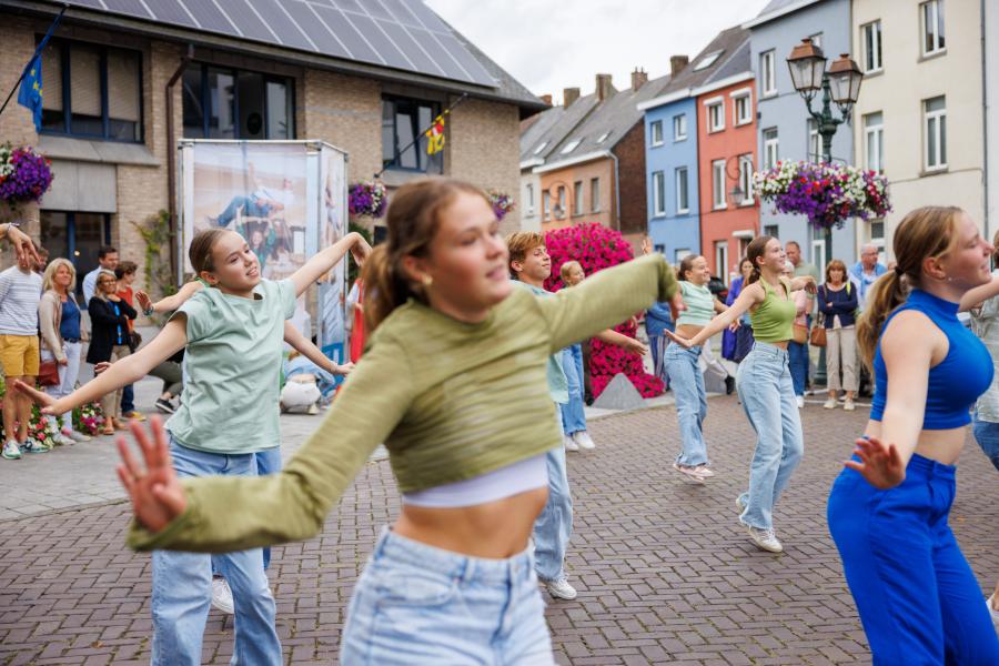 Lancering campagne bij peroneel stad Halle (c) Layla Aerts