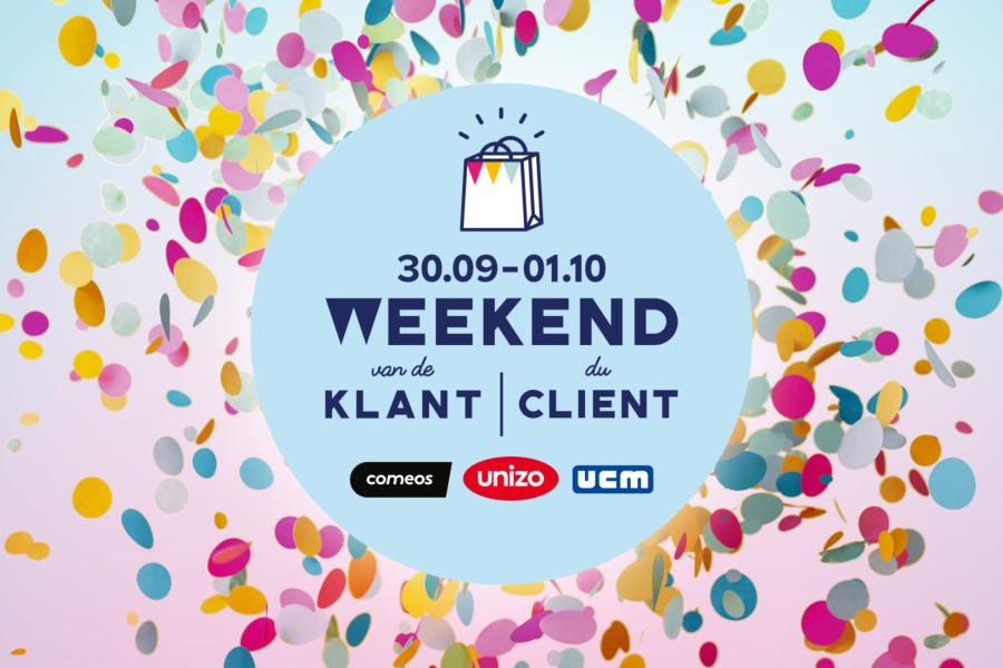affiche weekend van de klant