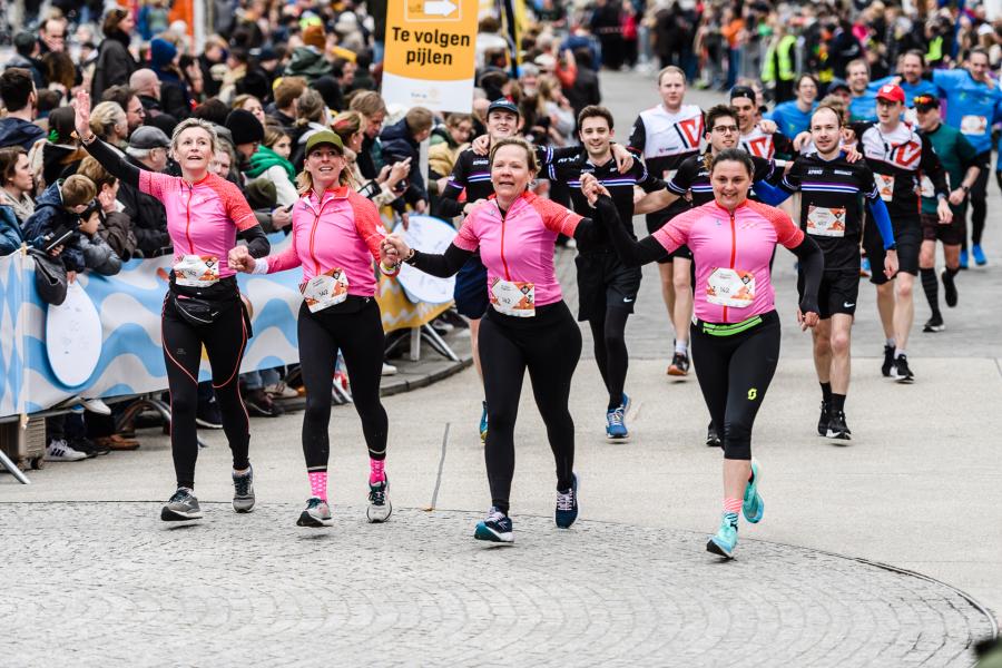 Deelnemers Kom op tegen Kanker Run