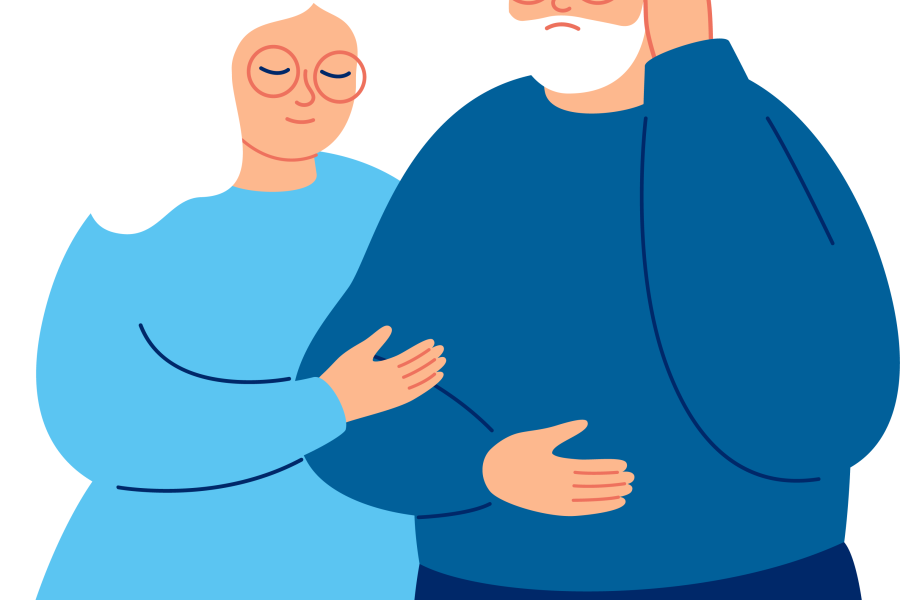 Ouder koppel afbeelding