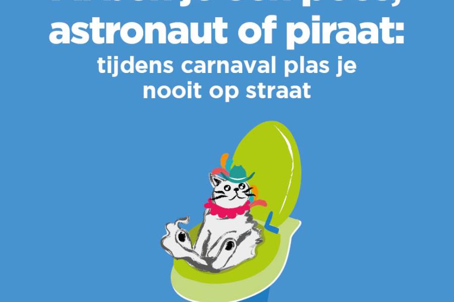 Sticker preventieboodschap