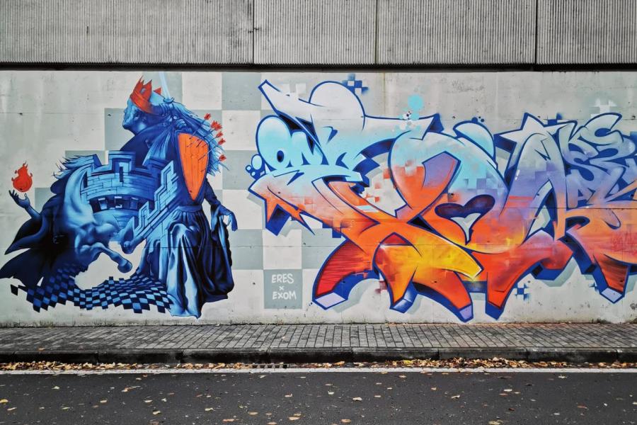 Street art in lembeek van Eres