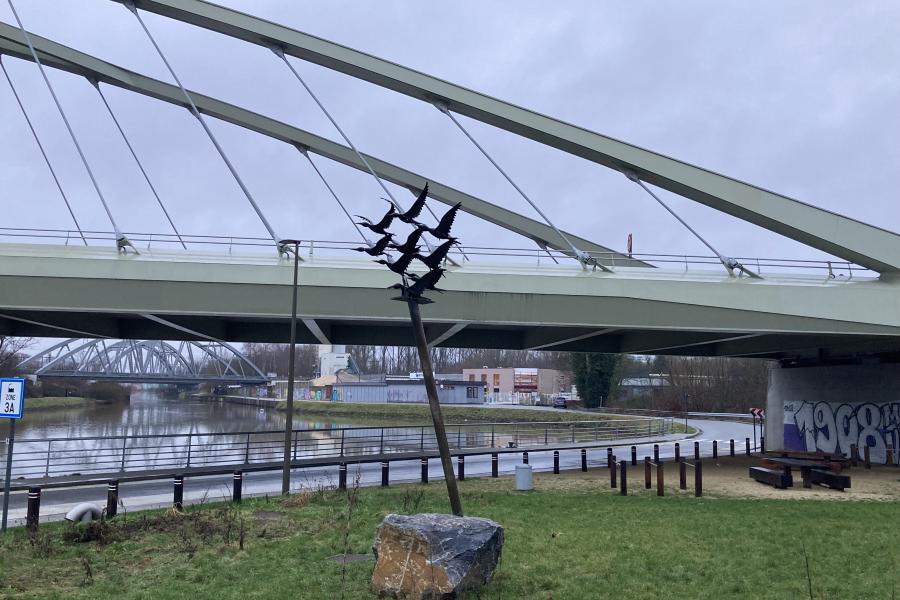  beeldhouwwerk van kunstenaar Miro da Silva 