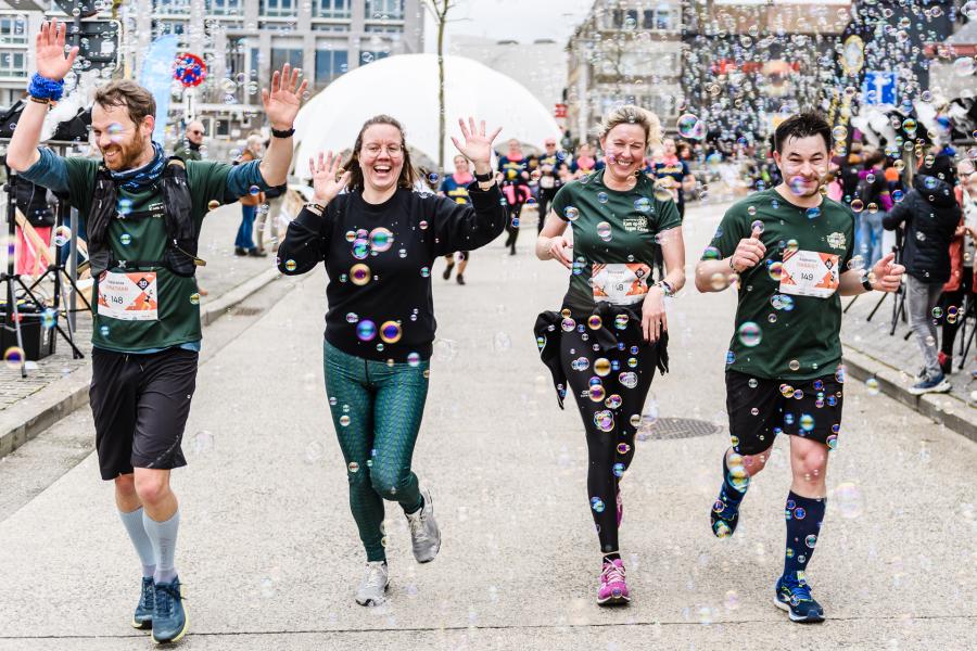 Deelnemers Kom op tegen Kanker Run