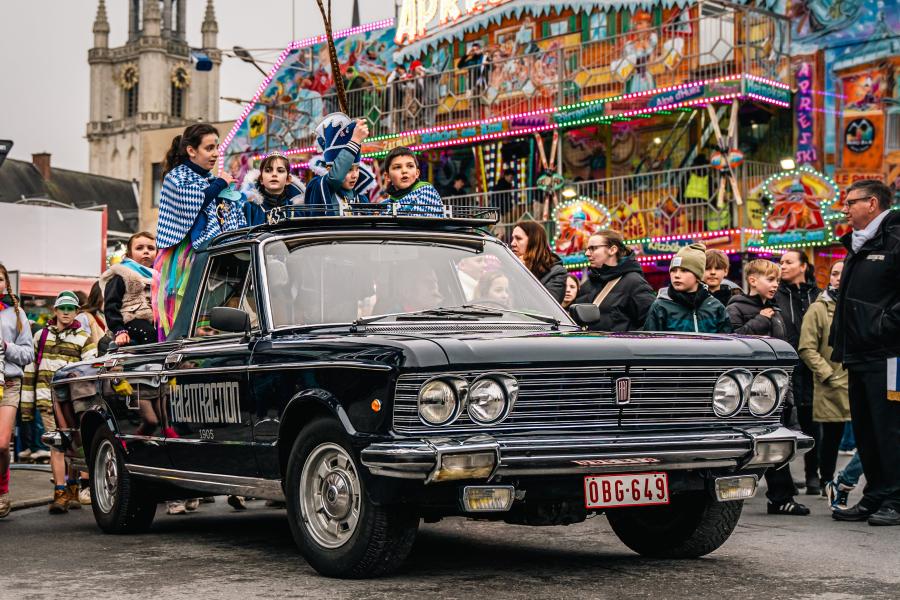 Met de auto (c) Pieter Mylle