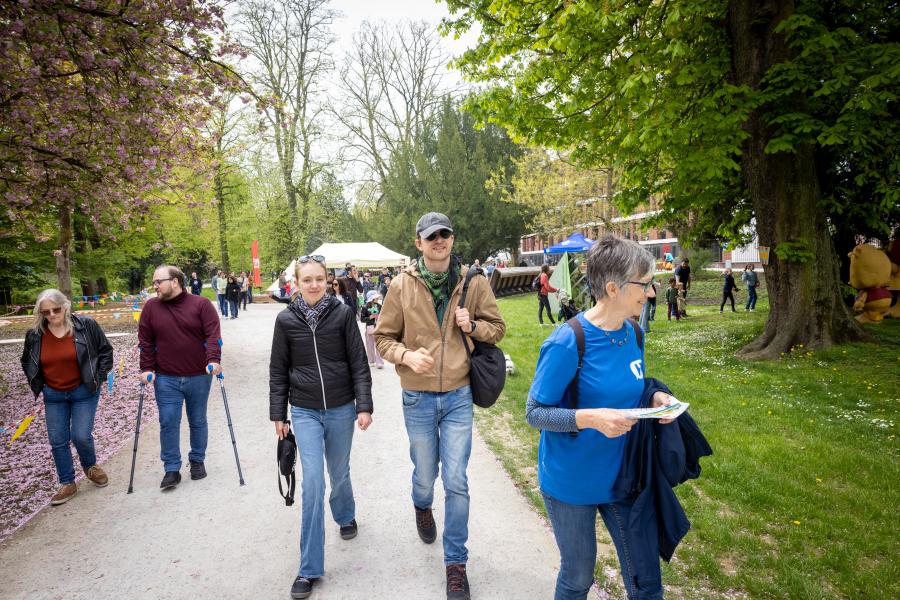 wandelen op het Zennefeest