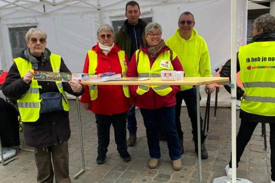 Vrijwilligers Rode Kruis