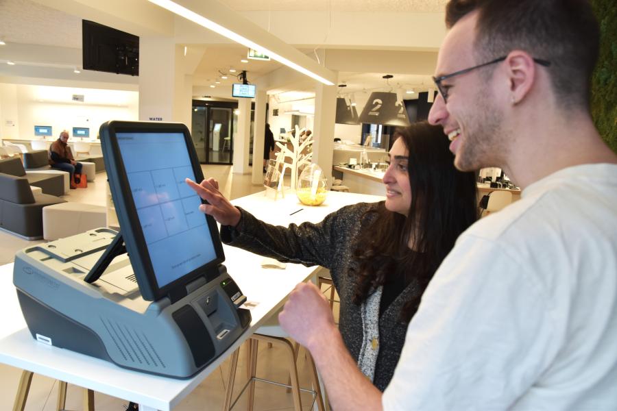 Stemmen oefenen op de stemcomputer